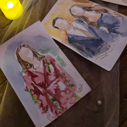 Live watercolor Event- 1 hour